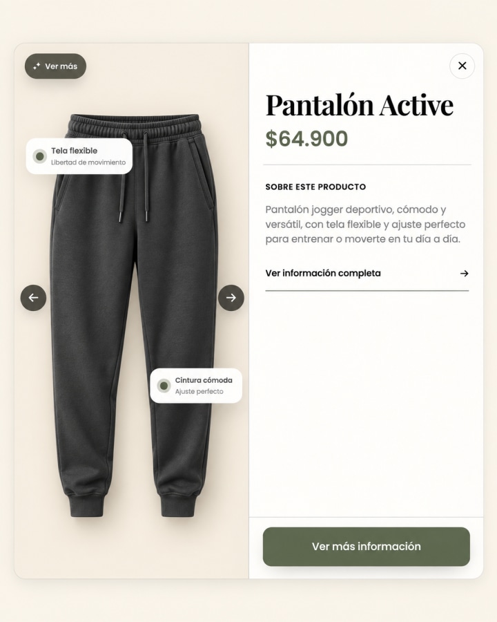 Ficha completa de pantalón