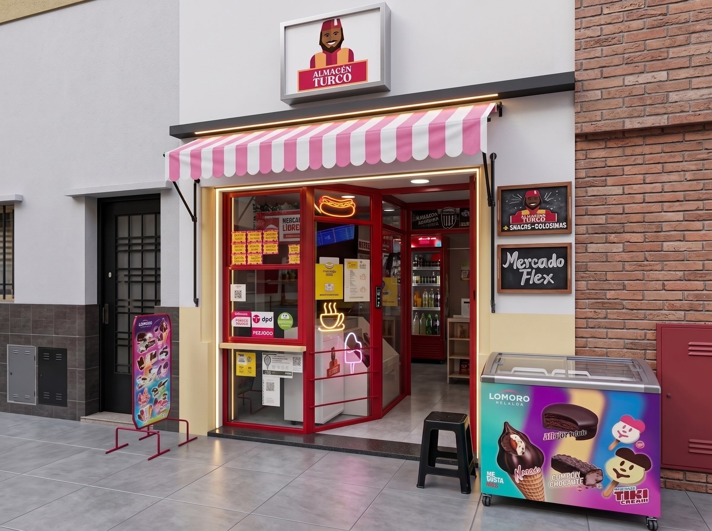 Fachada del local de Almacén Turco
