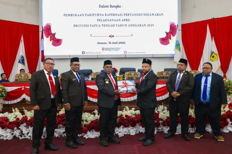 Succesvolle balans Papua Tengah: Inkomsten 2025 overstijgen de 4,1 biljoen roepia