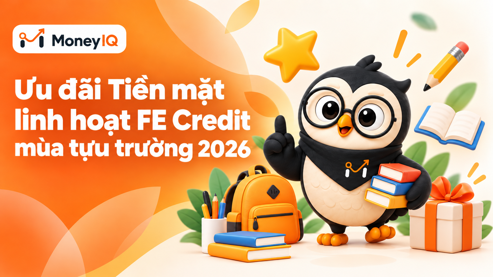 Ưu đãi Tiền mặt linh hoạt FE Credit mùa tựu trường 2026: Quà tặng và cơ hội trúng thưởng