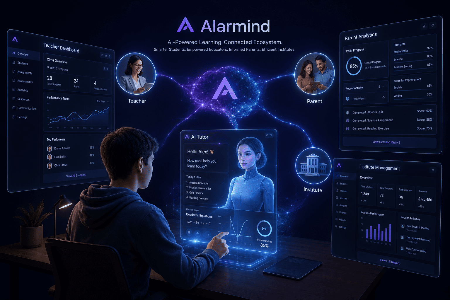 Alarmind Hero Background
