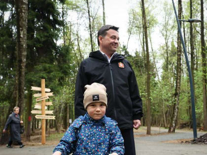 Андрей Воробьев: Ольгинский лесопарк Балашихи закончат приводить в порядок к июню