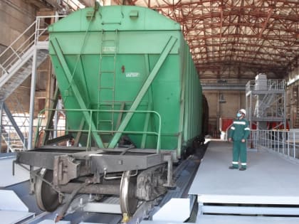 В «ВМУ» введен в эксплуатацию новый склад сильвина