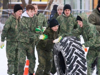В Подольске прошли юнармейские игры «В белоснежных полях под Москвой»