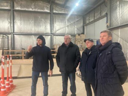 Олег Рожнов посетил клуб экстремальных видов спорта «Just Ride School» в Краснознаменске