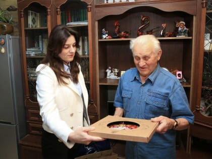 Юбилей ветерана труда в Долгопрудном