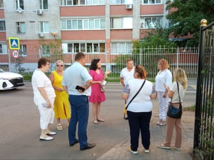 Тротуар у школы Люберец отремонтируют до 1 сентября