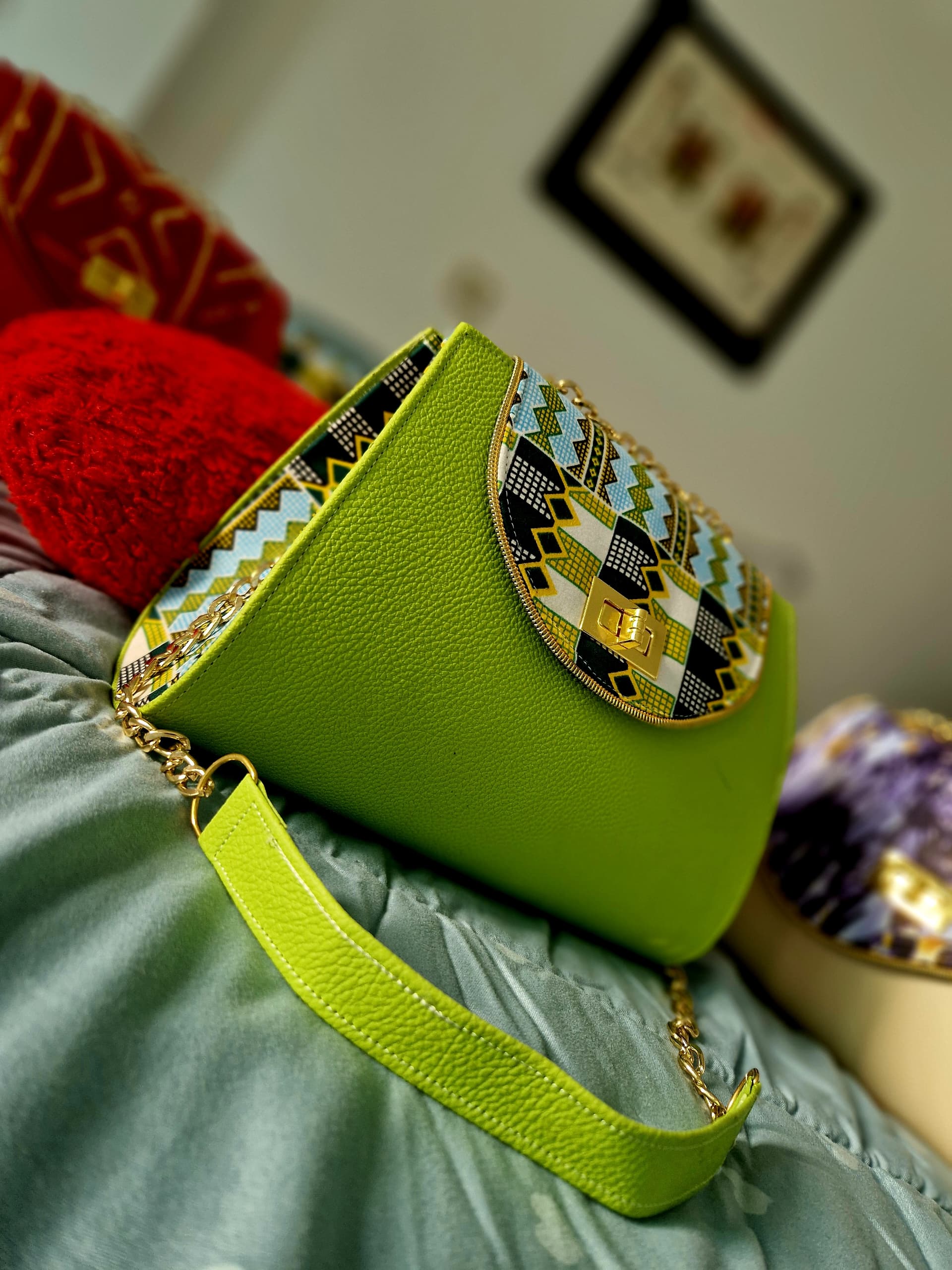 Sac Bandoulière en pagne