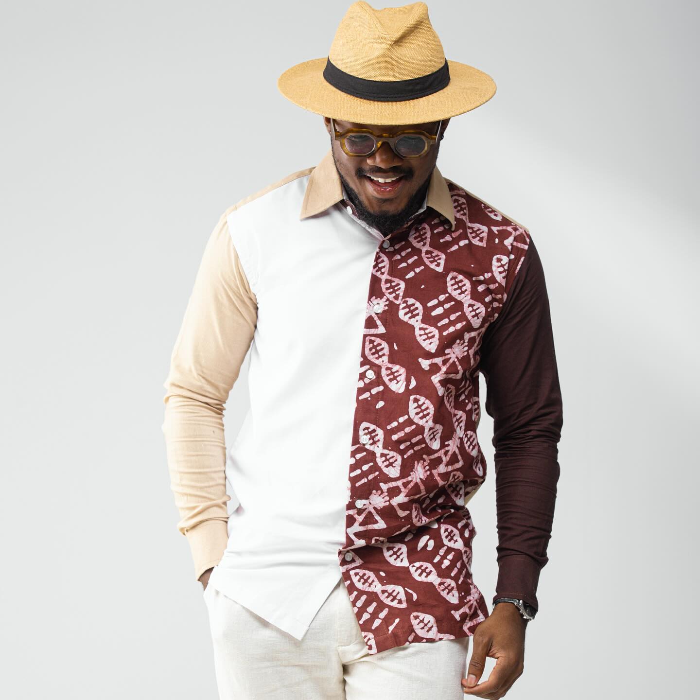 Chemise divers tons