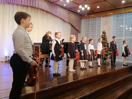 Новогодний концерт в школе искусств города Кимры