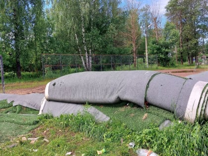 Обещанного три года ждут. Когда будет завершена реконструкция спортплощадки в поселке Затверечье?