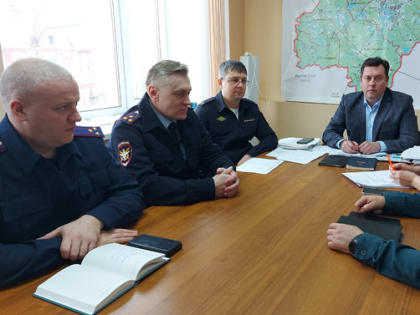 Совещание с руководителями силовых структур муниципалитета