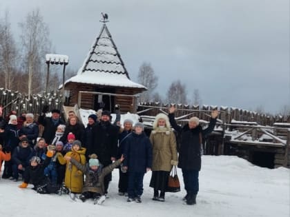 Ученики воскресной школы совершили экскурсию на оленью ферму