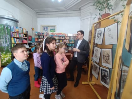 Открытие выставки фотокопий рисунков художника-фронтовика