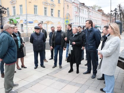 Общественный контроль работ по благоустройству центра города Твери