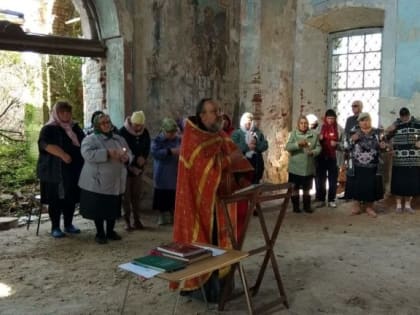 Престольные праздники в разрушенных храмах были отмечены праздничными молебнами