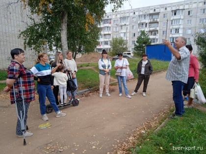 Предвыборная агитация в Выползово