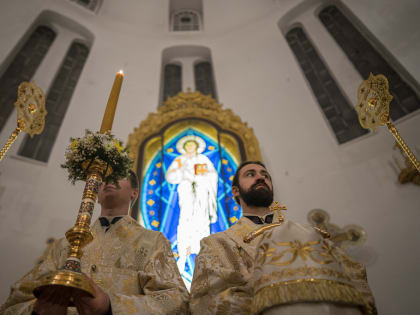 В вечер праздника Рождества Христова глава Тверской митрополии совершил всенощное бдение