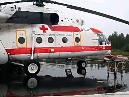 Вертолетом санавиации доставлены пациенты из Западной Двины, Нелидово и Ржева