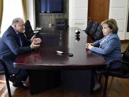Сергей Голубев провел рабочую встречу с сенатором Российской Федерации Людмилой Скаковской
