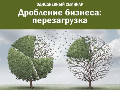 С целью пресечения уклонения от уплаты налогов путем дробления бизнеса ТПП РФ совместно с АНО «Центр поддержки и развития предпринимательства ТПП РФ» подготовлен однодневный семина