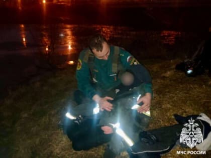 В Твери огнеборцы спасли ребенка, который провалился под лед