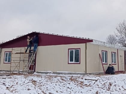 В Лихославльском муниципальном округе идёт установка новых фельдшерско-акушерских пунктов