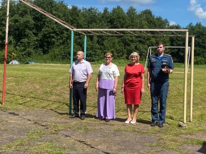 Открытие палаточного лагеря