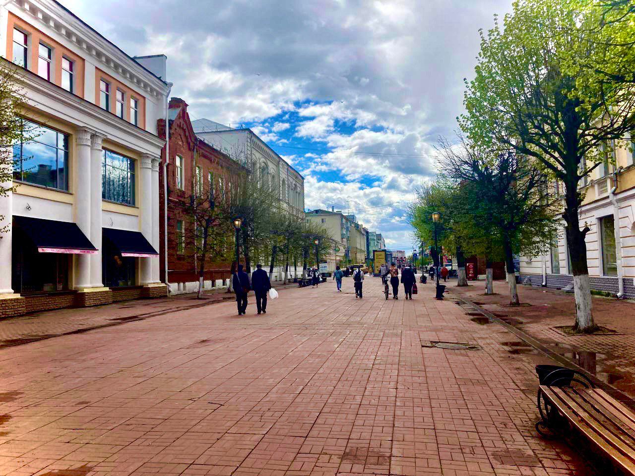 Пешеходная улица в твери