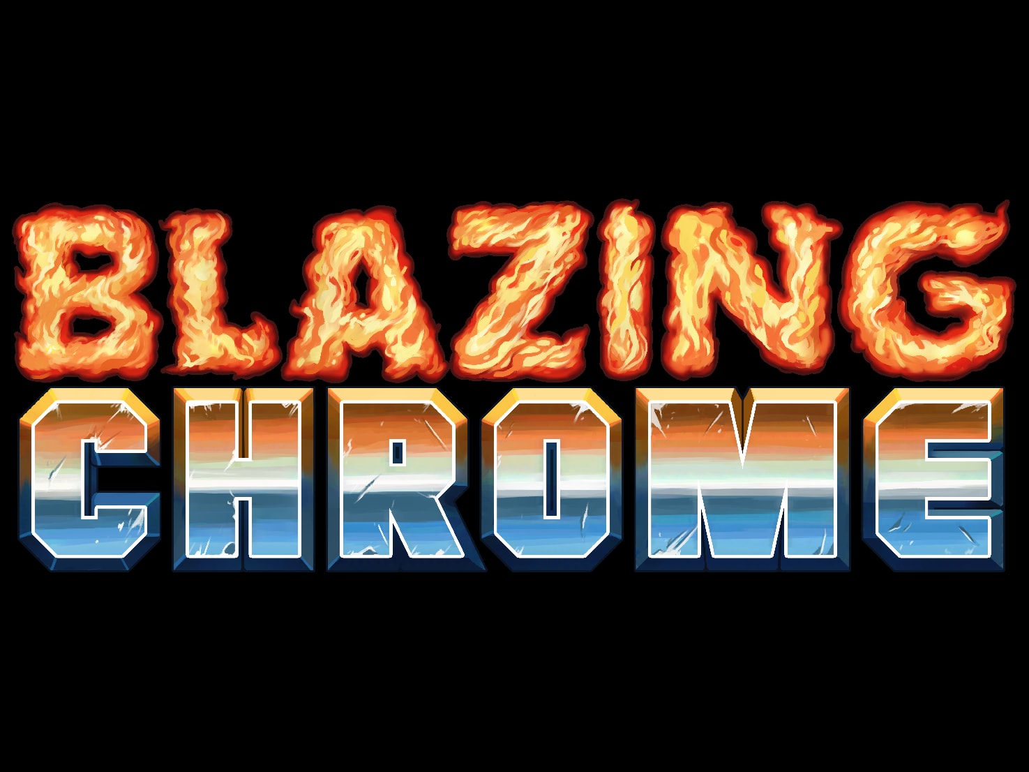 Blazing Chrome's logo'
