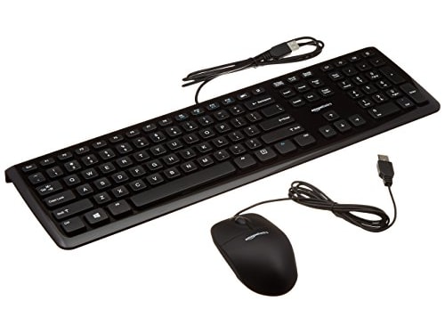 Amazon USB Wired Computer Keyboard and Wired Mouse Bundle