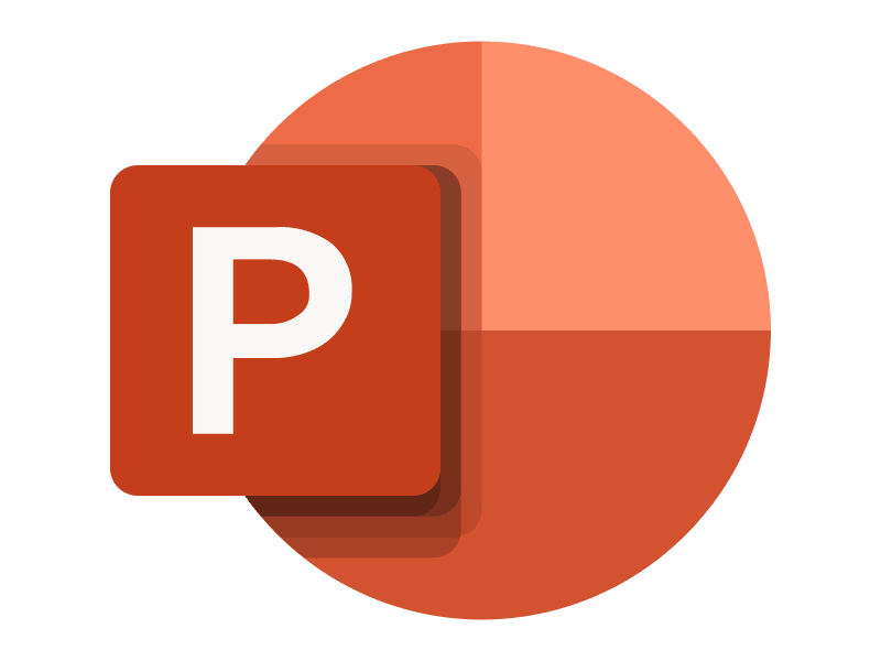 MS PowerPoint's logo'