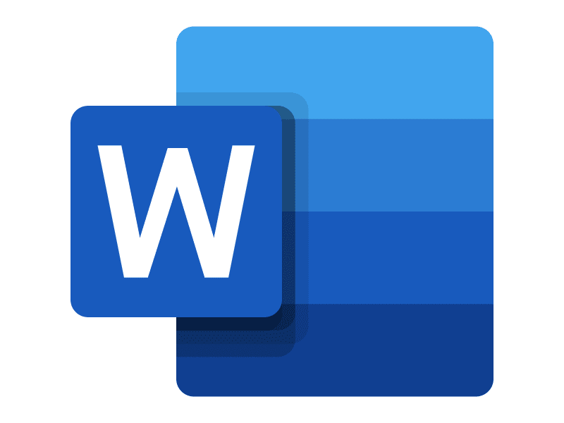 MS Word's logo'