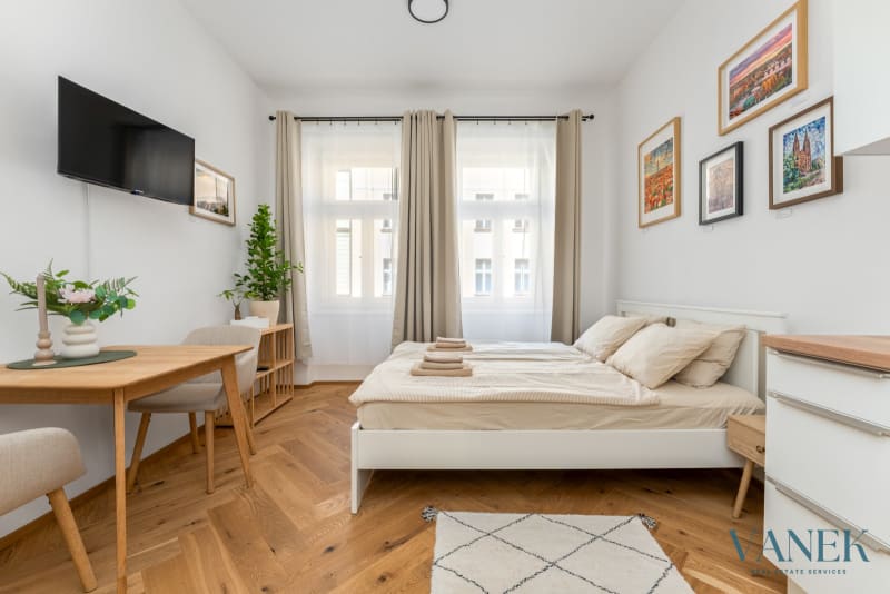Apartment 1+kk, 25.5m², Seifertova, Prague — photo 1