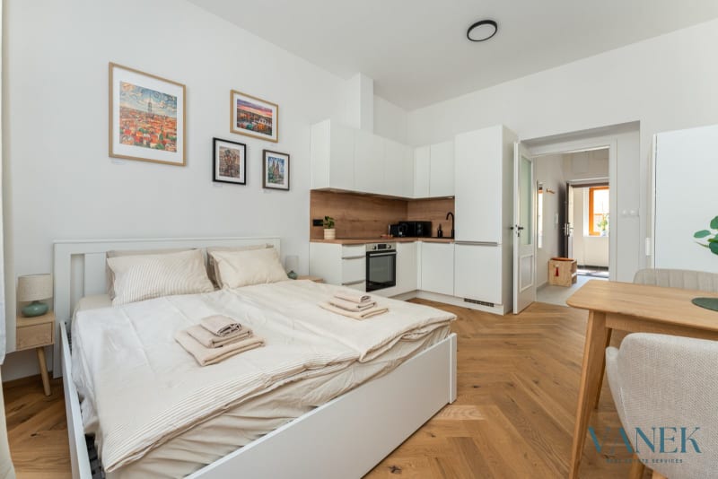 Apartment 1+kk, 25.5m², Seifertova, Prague — photo 3