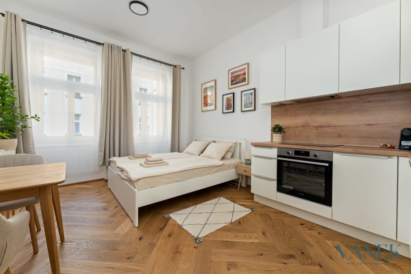 Apartment 1+kk, 25.5m², Seifertova, Prague — photo 2