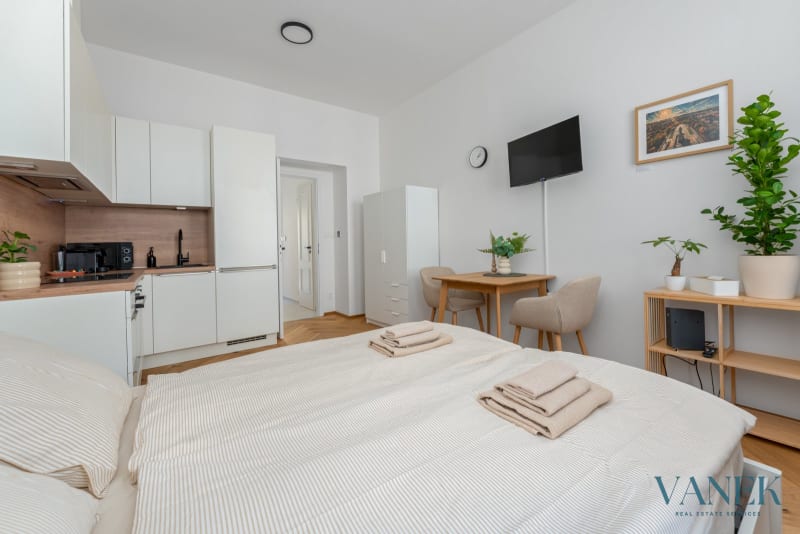 Apartment 1+kk, 25.5m², Seifertova, Prague — photo 4