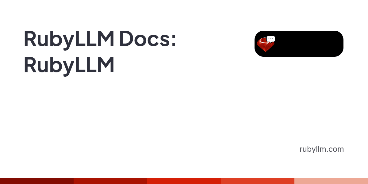 RubyLLM là gì? Framework Ruby kết nối OpenAI... | Bloai Blog