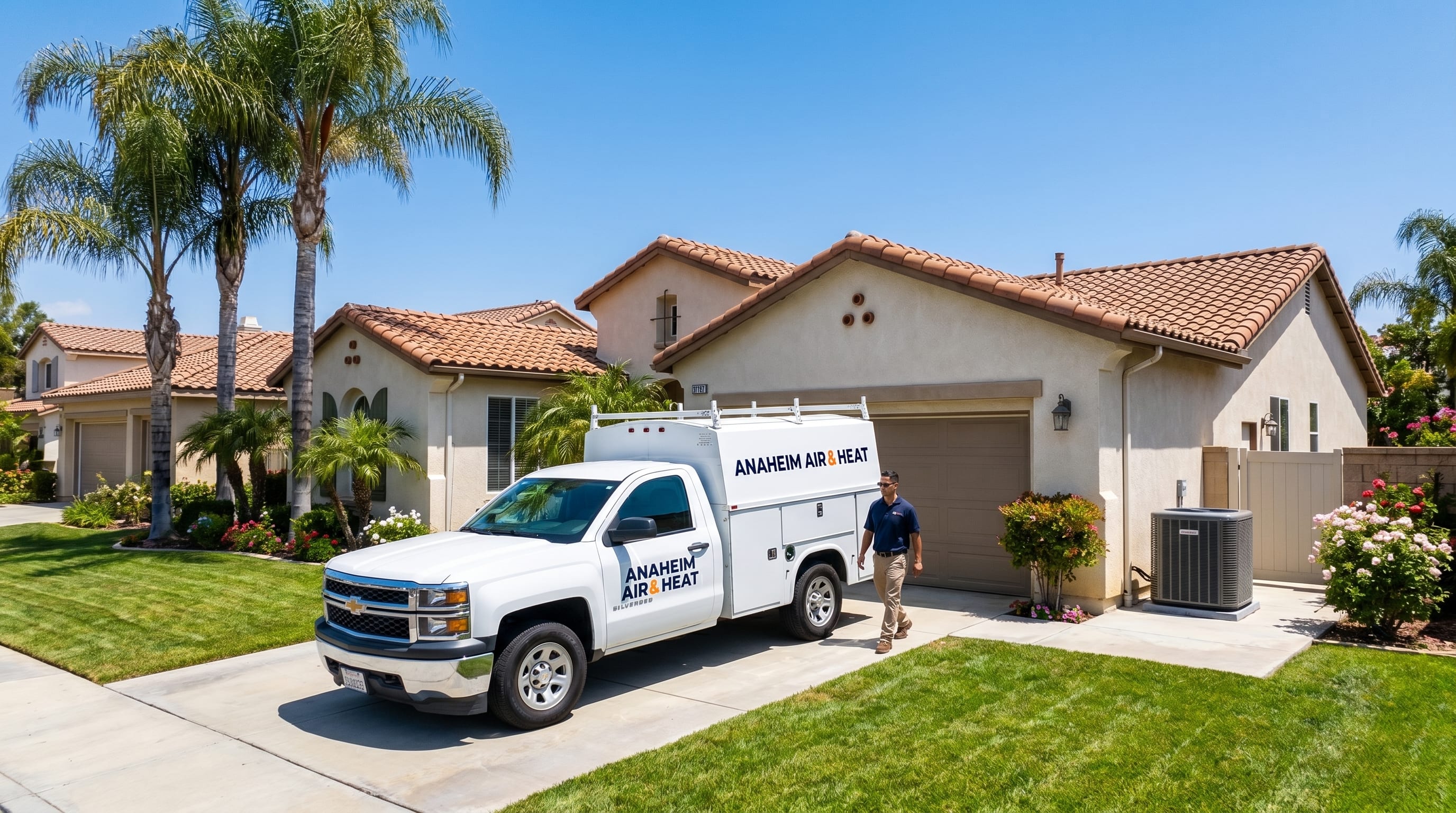 Anaheim Air & Heat HVAC technician