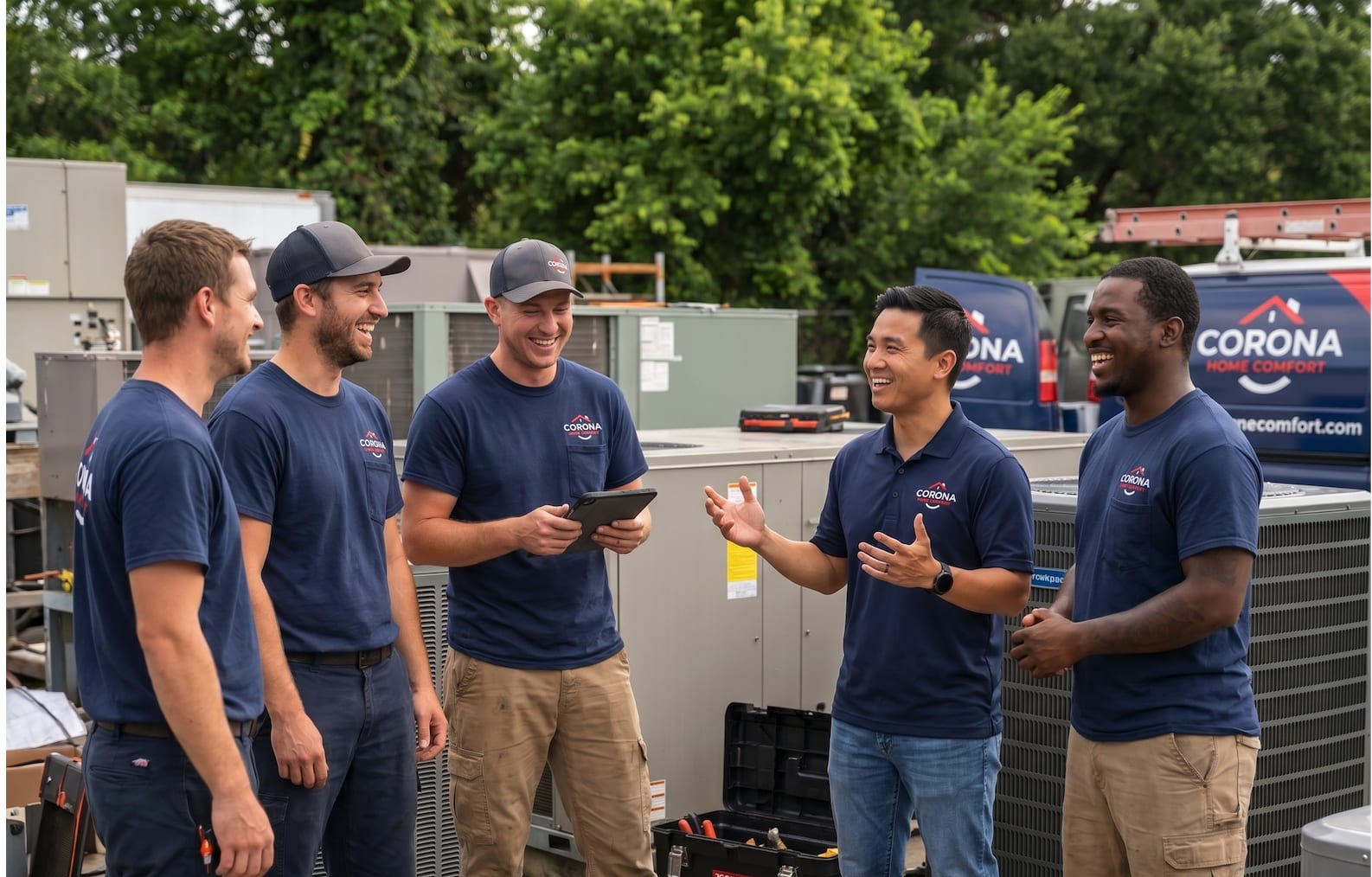 AC unit installation