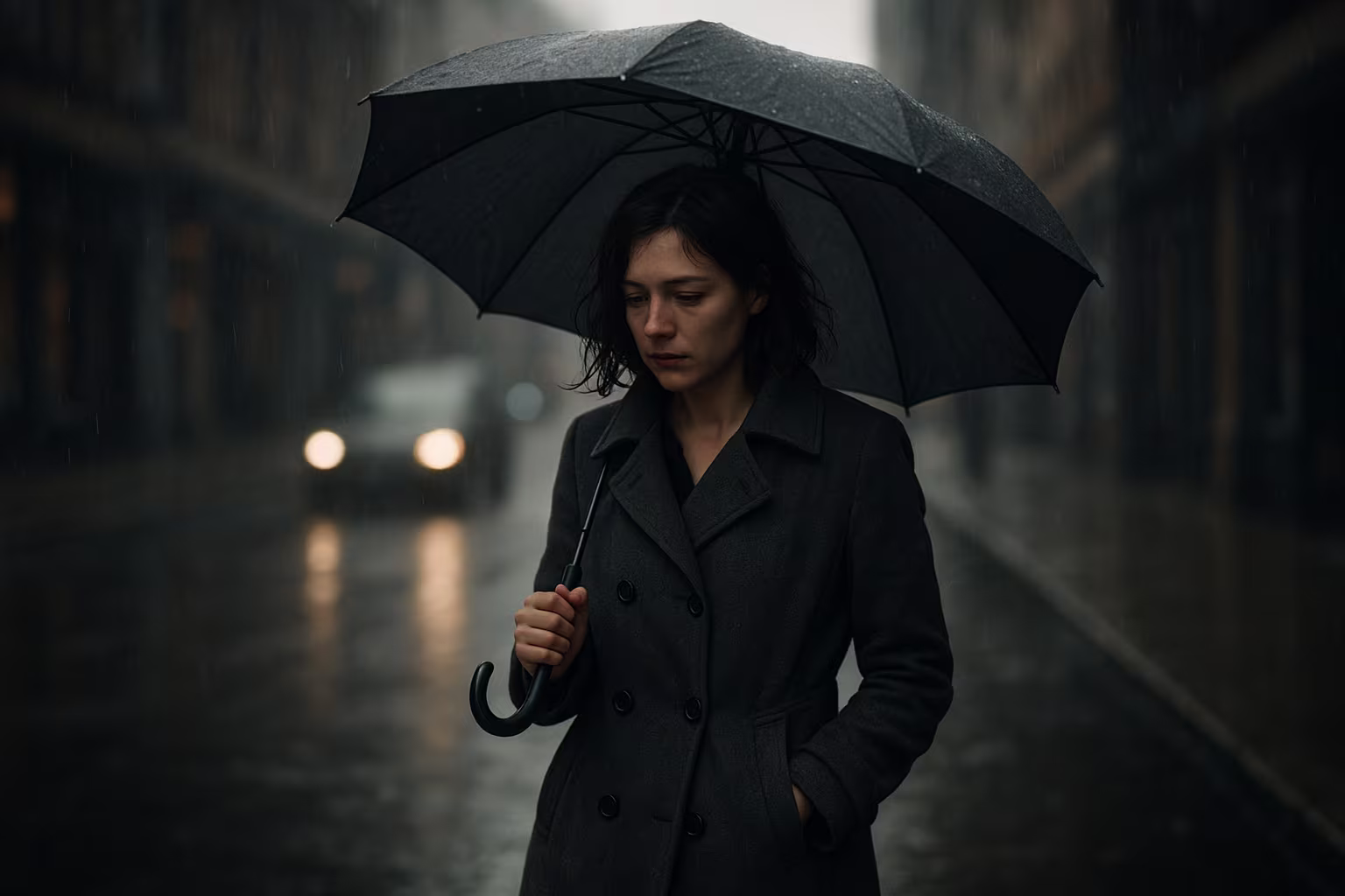 Homme portant une parka par temps venteux