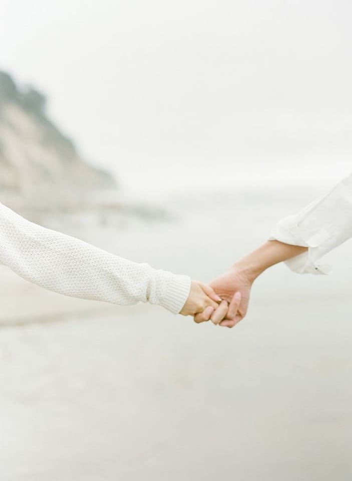 Couple holding hands!