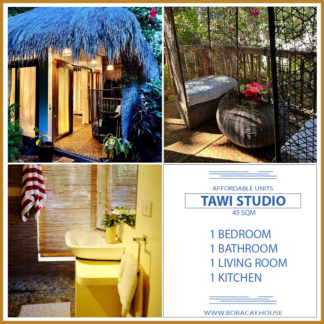 Tawi Studio – Native Bungalow with Garden Access in Boracay