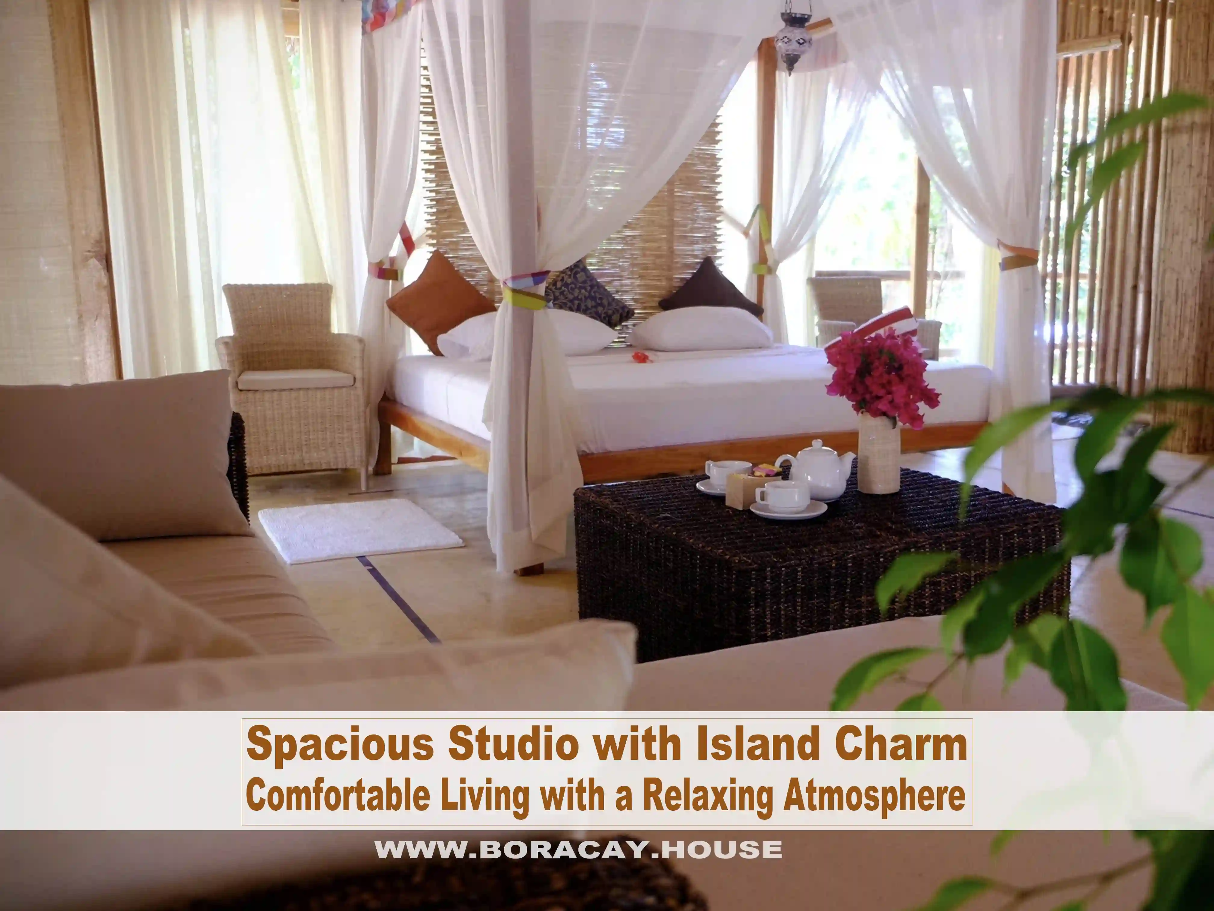Puka Studio – Island Style Boracay Rental with Garden Access Near Diniwid Beach image 3