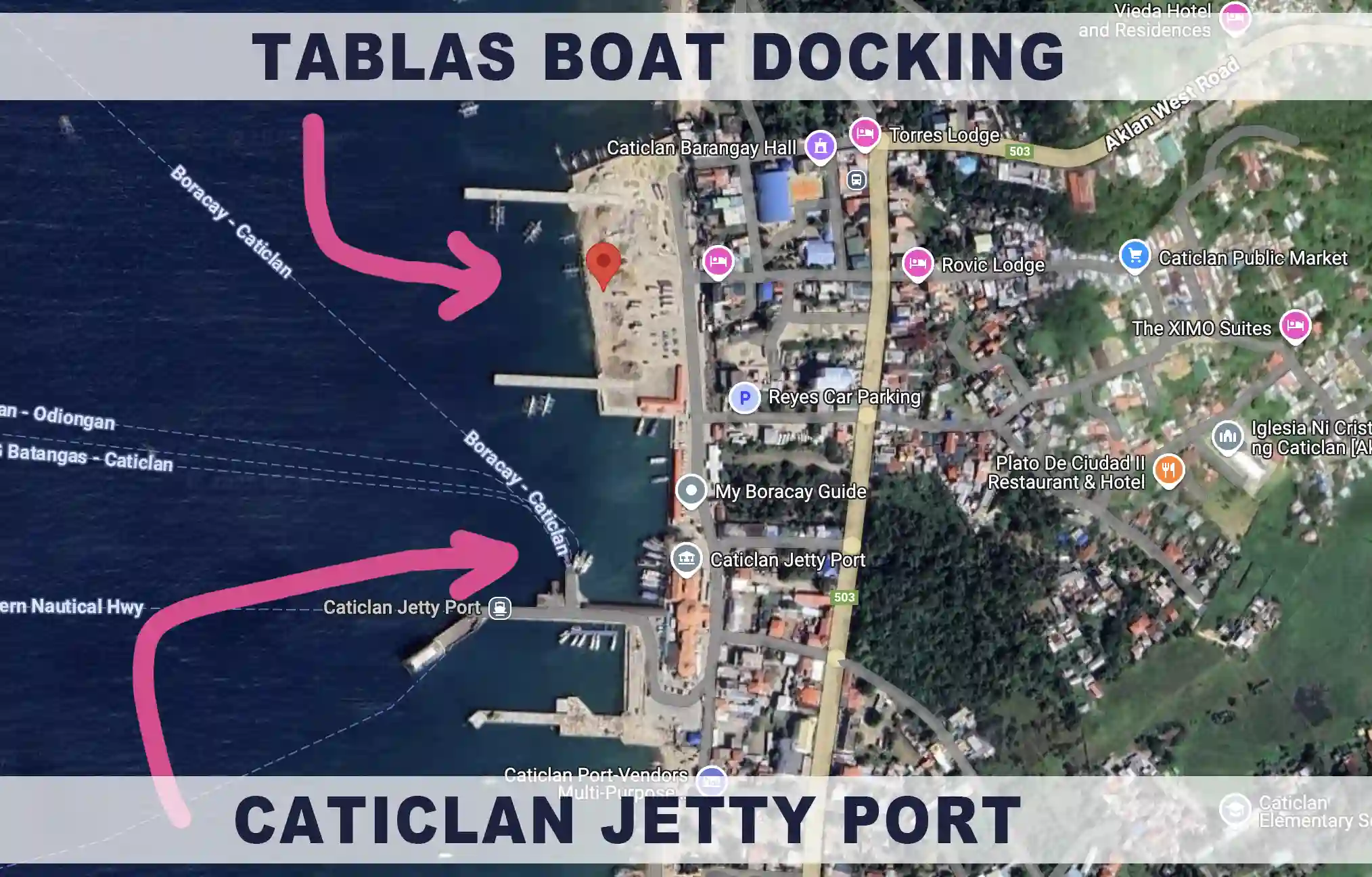 Tablas boat in Caticlan