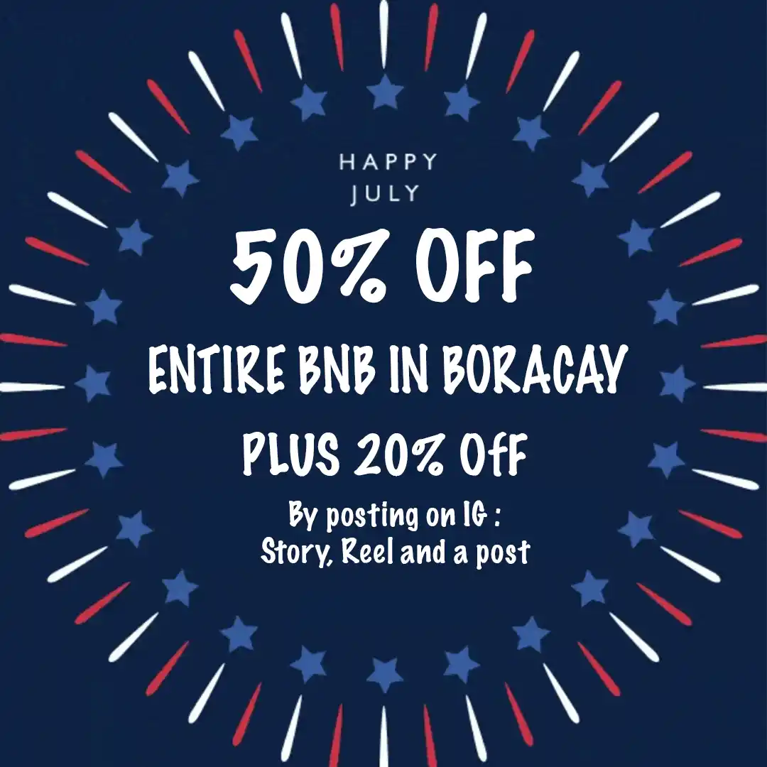 JULY BORACAY PROMO 70%