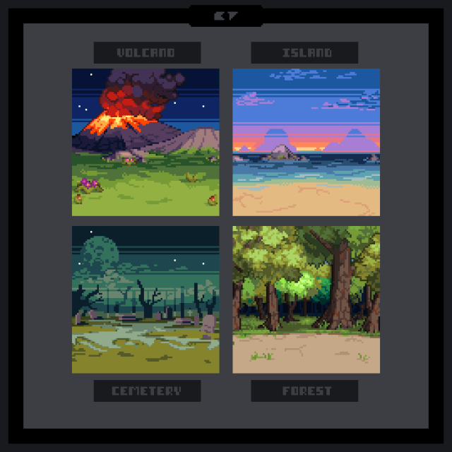 Image uploaded by EthanToogood for the question: Can you share examples of your pixel art work?