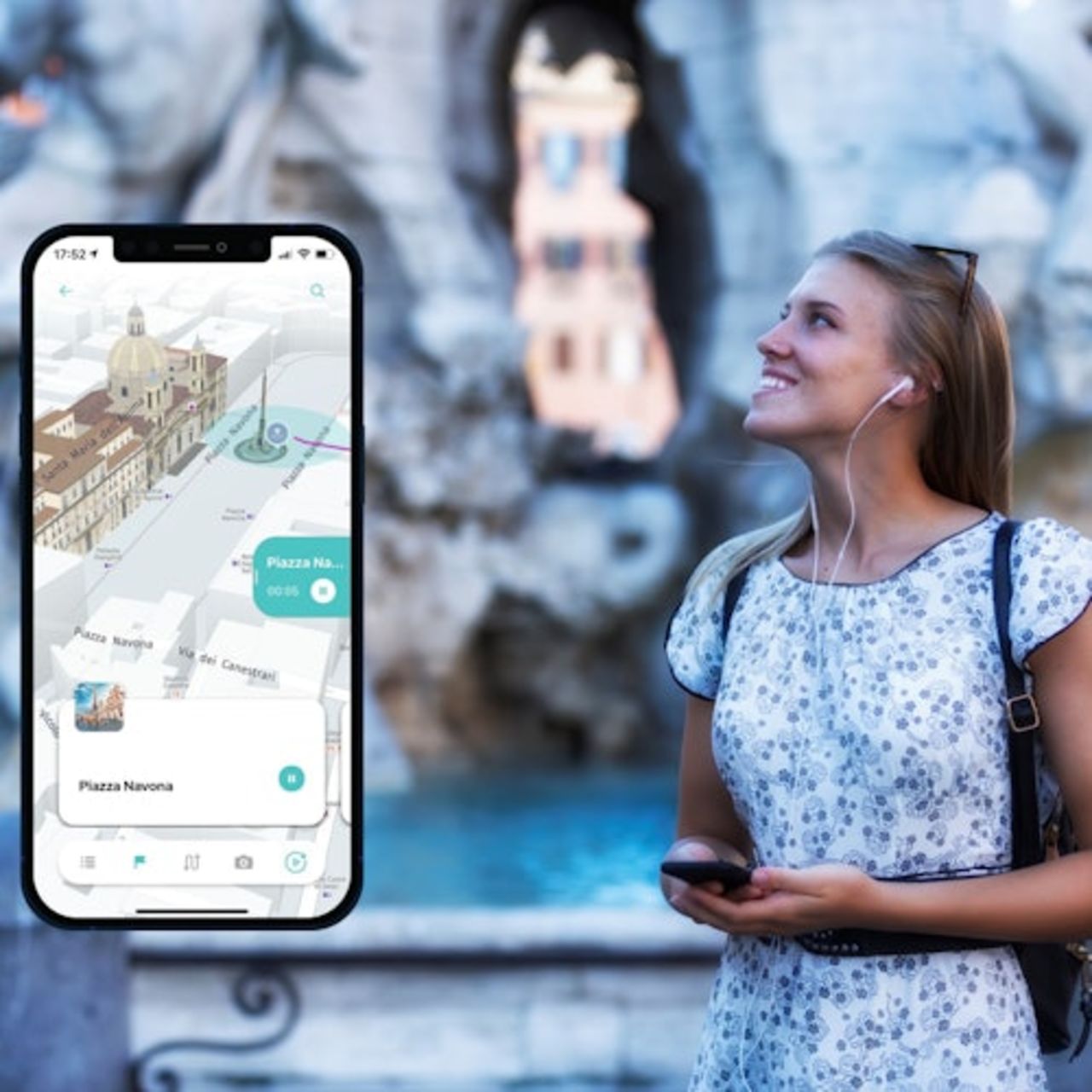 Roma - App di Audioguida della Città per Smartphone