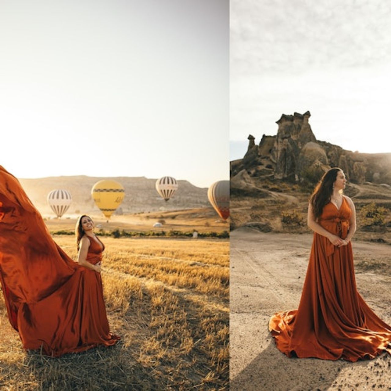 Cappadocia: Servizio fotografico con un abito volante — 8