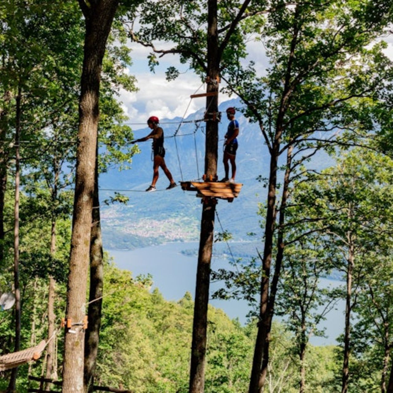 Accesso giornaliero al Parco Avventura del Lago di Como